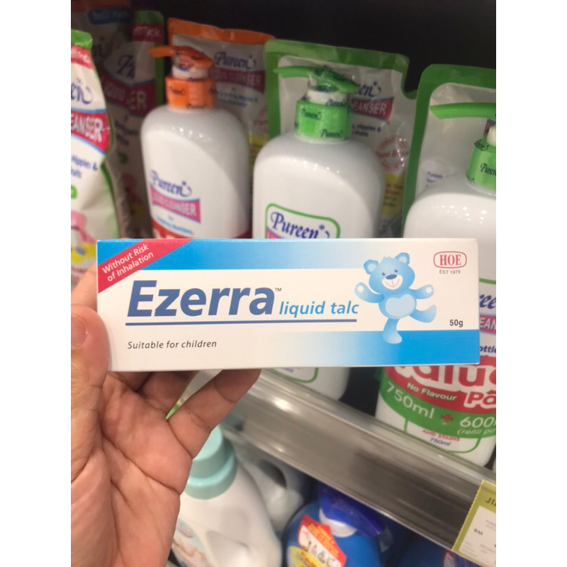 Ezerra Liquid Talc แป้งน้ำอีเซอร่า ขนาด50กรัม