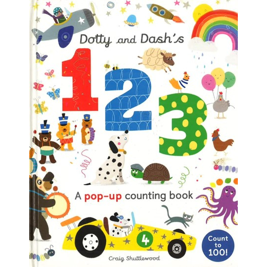 Dotty &amp; Dash - 123 A Pop-up Counting Book Caterpillar หนังสือเด็ก พ็อปอัป นับเลข ภาษาอังกฤษ บอร์ดบุ๊ค #78654 [X]