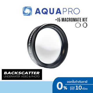 GoPro 11 / 10 / 9 / 8 / 7 / 5 BACKSCATTER +15 MacroMate Mini Underwater Macro Lens By Aquapro