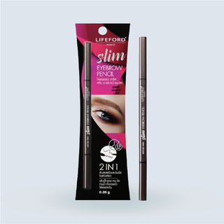 Lifeford Slim Eyebrow Pencil (0.05g)ดินสอเขียนคิ้วชนิดแท่ง หัวเรียวเล็กเพียง 1.5 มม. สีชัดติดทนยาวนาน