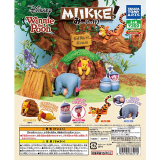 Gashapon Disney MIIKKE ! Winnie the Pooh - กาชาปอง ดิสนีย์ วินนี่เดอะพูห์ มิคเก้ !