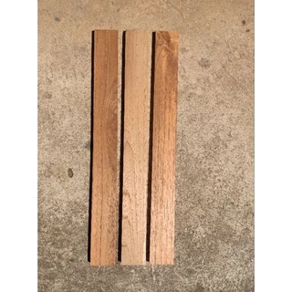 ไม้ระแนงไม้สักแท้ ขนาด 5x20–100 ซม. หนา 1 ซม. รีดเรียบ พร้อมใช้งาน