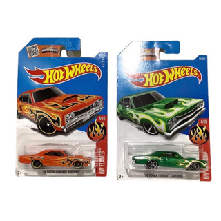 Hotwheels ‘69 Dodge Coronet Superbee ลายไฟ งานปีเก่า 2016