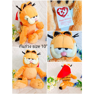 (พร้อมส่ง) ตุ๊กตาแมวกาฟิว Garfield Cat แมวสีส้ม แมวส้ม การ์ฟีลด์แมวส้มมือสอง ตุ๊กตาลิขสิทธิ์แท้ ตุ๊กผ้า