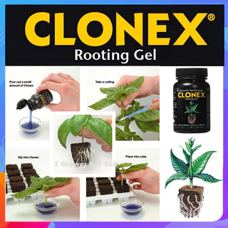 CLONEX Rooting Gel เจลเร่งราก น้ำยาเร่งราก เจล ระเบิดราก ของแท้ 100% จาก USA แบบแบ่งขาย