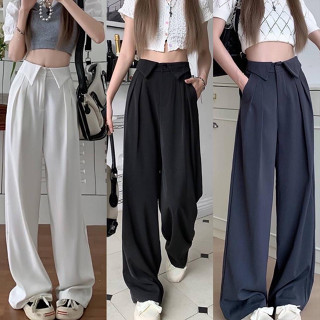 Way pants กางเกงขายาวพับเอว Freesize