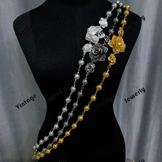 Vintage Jewelry สร้อย สังวาลย์ชุดไทย ประดับ ลูกปัด สร้อยคอแฟชั่น ผู้ใหญ่