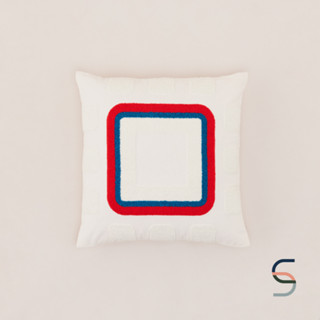 SARABARN Embroidery Cushion Cover | ปลอกหมอน ปลอกหมอนทรงสี่เหลี่ยม ปลอกหมอนปักลายสี่เหลี่ยม