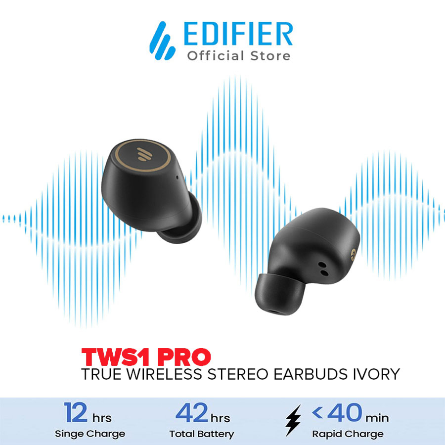 Edifier TWS1 Pro True Wireless Bluetooth Earphones (สินค้ารับประกัน 1ปี)