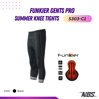 กางเกงปั่นจักรยาน Funkier Gents Pro Summer Knee Tights S303-C1