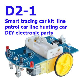 D2-1 diy kit Intelligent tracking the car kit D2-1 patrol car parts