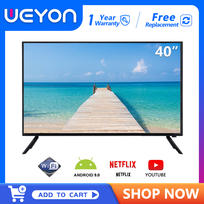 【Smart TV】WEYON ทีวี 40 นิ้ว LED สมาร์ททีวี (รุ่น J-40wifiสมาร์ททีวี) 40'' โทรทัศน์ สมาร์ททีวีสามารถรับชม YouTube