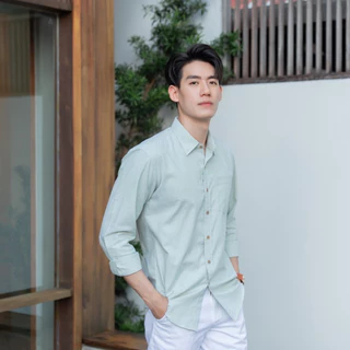 🔥 พร้อมส่ง 🔥 [18 เฉดสี] เสื้อเชิ้ตคอปกแขนยาว ชุดคู่รัก ไซต์ S-XXL