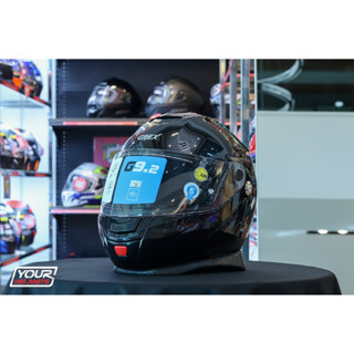 หมวกกันน็อค GREX HELMETS รุ่น G9.2 KINETIC N-COM METAL BLACK (1)