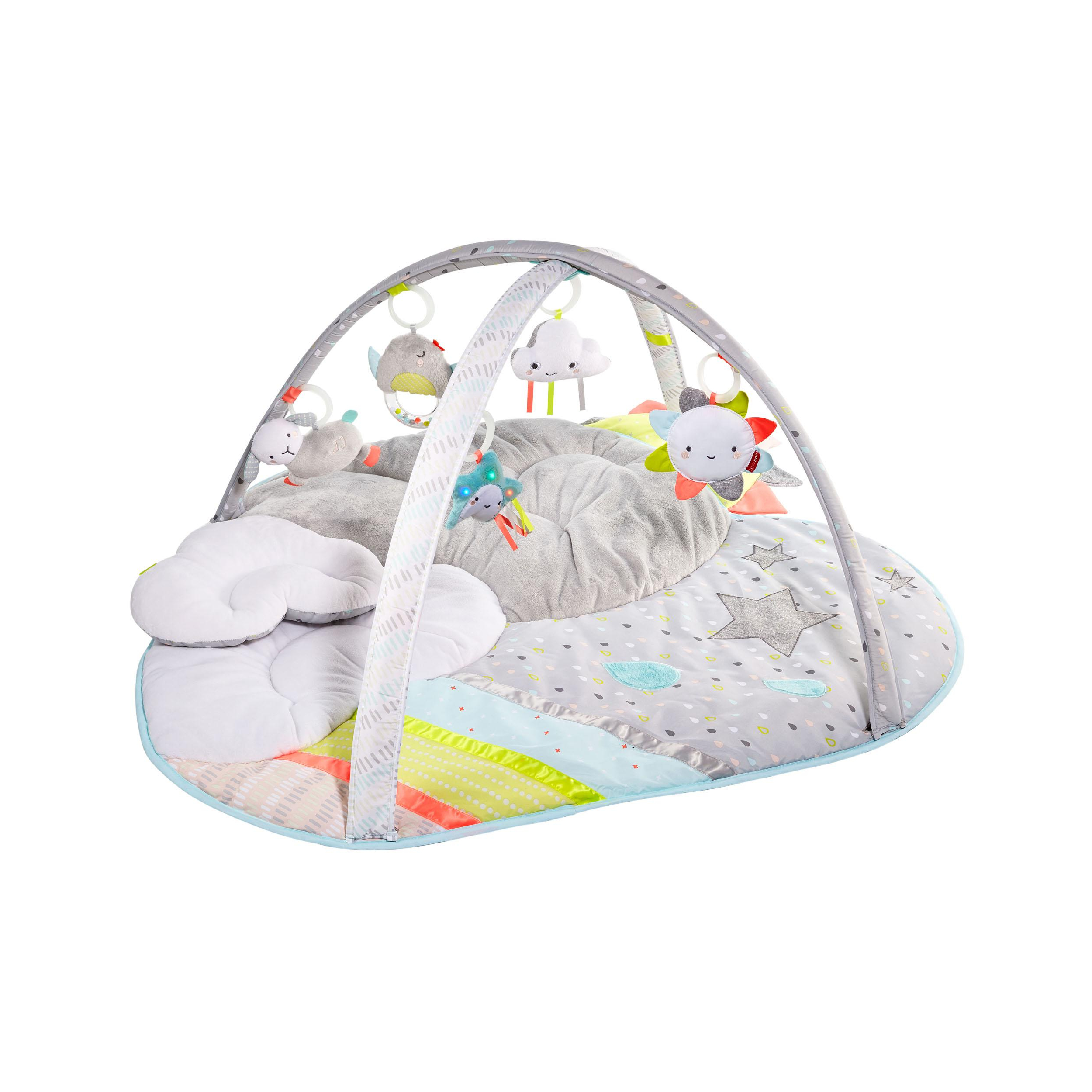 Skip Hop Silver Lining Cloud Activity Gym เพลย์จิมเด็กแรกเกิด ของเล่นเสริมพัฒนาการ มีไฟ มีเสียง เบาะรองคลาน