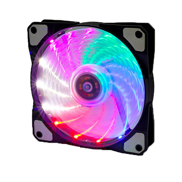 พัดลม เคส 120mm 3 PIN AND MOLEX FAN CASE COOLER WORKSTATION SERVER COMWORK