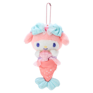 [ส่งตรงจากญี่ปุ่น] พวงกุญแจตุ๊กตา Sanrio My Melody (นางเงือก) ตัวละครญี่ปุ่น ใหม่ Sanrio