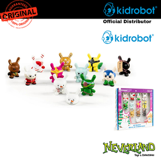 (KIDROBOT) 12 Dunny Days of Christmas Vinyl Dunny Set of 12