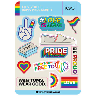 Toms Sticker Happy Pride Month