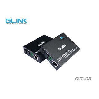 AKIRA TECH GLINK 10/100 media net-link 25KM รุ่น CVT-08 (ขายเป็นคู่ A-B)