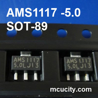 (10ชิ้น)AMS1117- 5.0V 1117-5.0 (SOT-89) 500mA Low-Dropout Linear Regulator