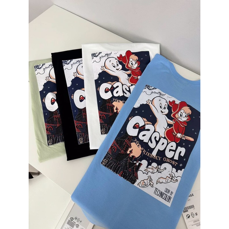 เสื้อยืดโอเวอร์ไซส์ casper