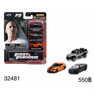 Jada Nano Hollywood Rides – The Fast &amp; Furious 9 2021 3-Pack – 1.65