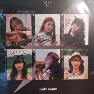 แผ่นเสียง LP BNK48 Indy Camp - Vinyl Edition ©iAM พร้อมลายเซ็นครบ 6 คน แผ่นใหม่​ หายาก