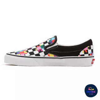 VANS CLASSIC SLIP ON - (FLORAL CHECKERBOARD) TRUE WHITE