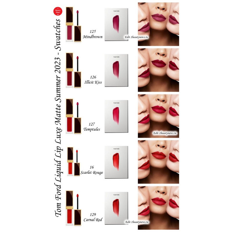 Newly TOMFORD ฉลากไทย/พร้อมส่ง ( มีชาร์จสีด้านในค่ะ ) รูปที่ 8