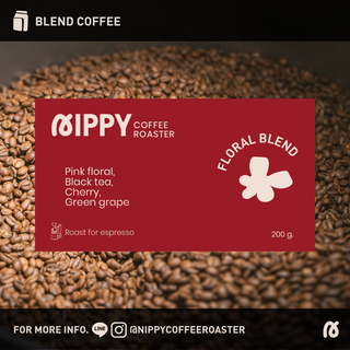 Nippy Coffee Roaster เมล็ดกาแฟคั่ว Floral Blend