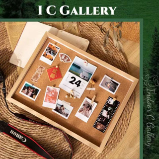 ICG กรอบรูปสำหรับถ่ายภาพ คู่ DIY แฮนด์เมดปริศนา Corkboard กรอบที่ระลึก กรอบรูปโพลารอยด์