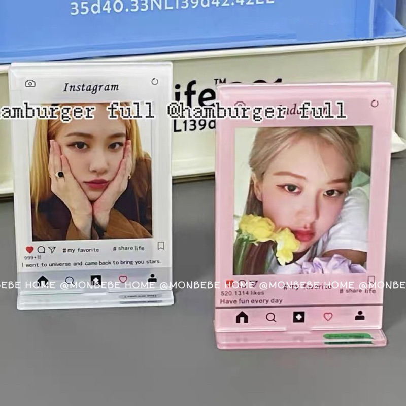 พร้อมส่ง กรอบรูปอะคริลิค 3 นิ้ว INS Idol อุปกรณ์เสริม สําหรับตกแต่งบ้าน 10 ชิ้น ราคา ถูกที่สุด ดีลบีเคเค แกลเลอรีภาพที่ 4