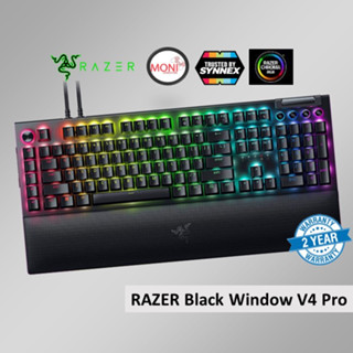 [พร้อมส่ง ประกันศูนย์ไทย] Razer Blackwindow V4 Pro mechanical gaming keyboard with Chroma RGB คีย์บอร์ด TH / EN