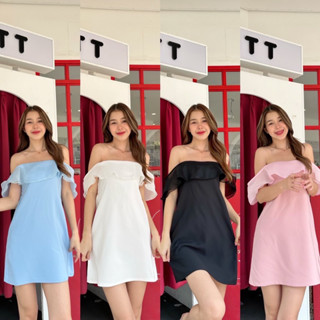 Every day เดรสดีเทลปาดบ่าสุดคิวท์ 🪄👛