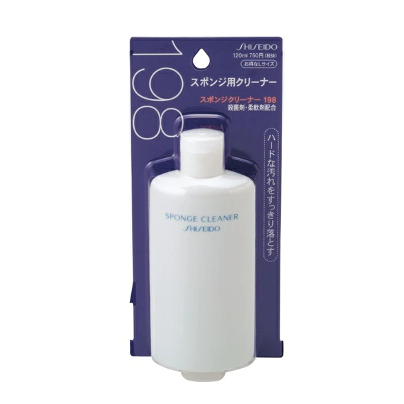 ใส่โค้ด Tony08 Shiseido Sponge Cleaner 120mL น้ำยาทำความสะอาดฟองน้ำแต่งหน้า ชิเชโด้
