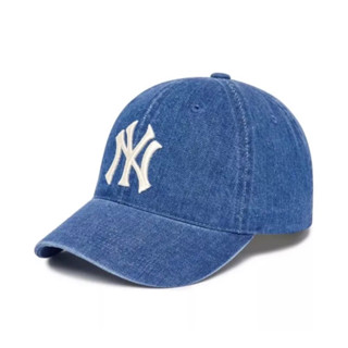 ✴️ แท้ 💯% MLB Denim Unstructured Ball Cap NEW YORK YANKEES สียีนส์รุ่นใหม่ค่ะ 💙