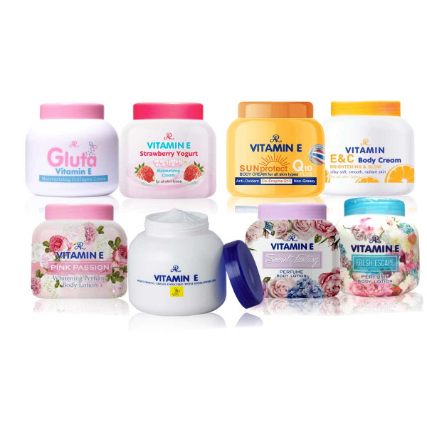 AR VITAMIN E MOISTURISING / VITAMIN E SUN PROTECT Q10 / VITAMIN E FRESH ESCAPE / VITAMIN E PINK PASS