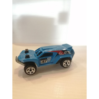 2014 Hot Wheels Off-Road Off Track Dune Land Crusher Blue Die Cast Plastic Toy Car Vehicle