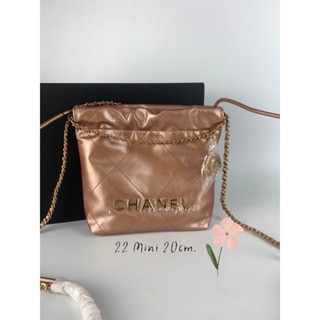 New 22 Mini handbag Original Pinkgold