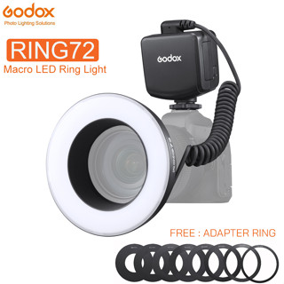 Godox LED Ring72 Macro Ring Light 8W [5600K] ไฟถ่ายมาโคร ไฟถ่ายสินค้า สามารถปรับไฟได้