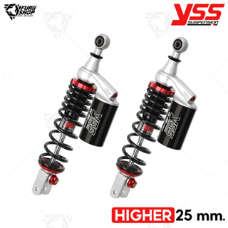 โช๊คหลังแต่ง YSS G-SPORT HIGHER 25 mm. (TG302-335TRJ-04-888) : for Honda PCX 150i 14-17