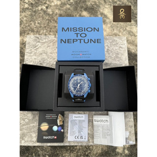 นาฬิกา OMEGA x swatch Moonswatch รุ่น Mission to Neptune ของแท้ *พิเศษ* แถมฟรีฟิลม์กันนรอย