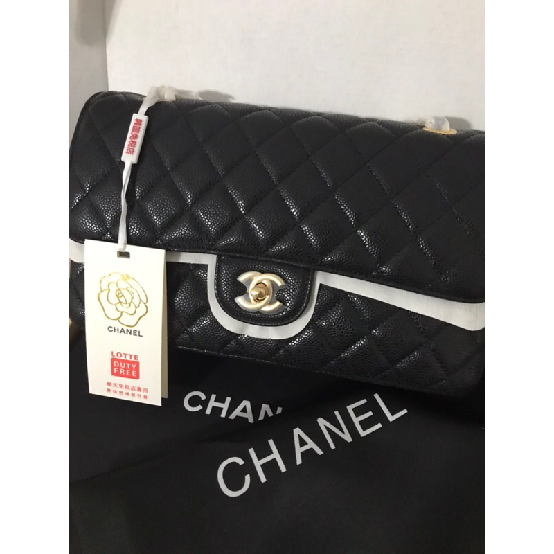 กระเป๋า Chanel classic 19 งานกล่องนอก lotte ขายเป็นมือสอง