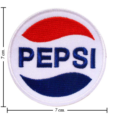 อาร์มปัก PEPSI ตัวรีดติดเสื้อ อาร์มปักเป๊ปซี่ อาร์มรีดติดเสื้อ อาร์มโลโก้