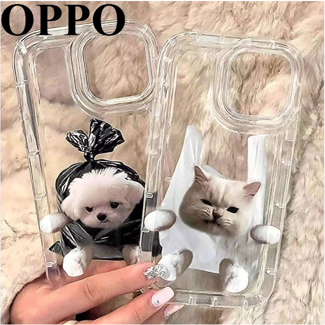 🔥GOOD🔥เคสโทรศัพท์OPPO TPU ใส แบบนิ่ม  สําหรับ Oppo A17 A57 A16 A76 A17K A15 A3s A5s A5 A9 A95 A1K A7