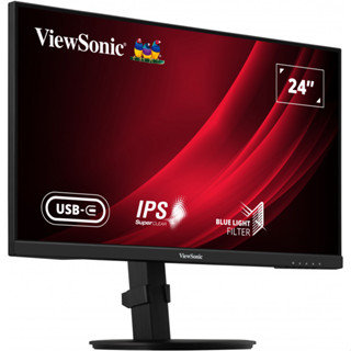 ViewSonic VG2409-MHU Business and Ergonomic Monitors 24” IPS Full HD USB-C Monitor 75hz with Dual Speakers