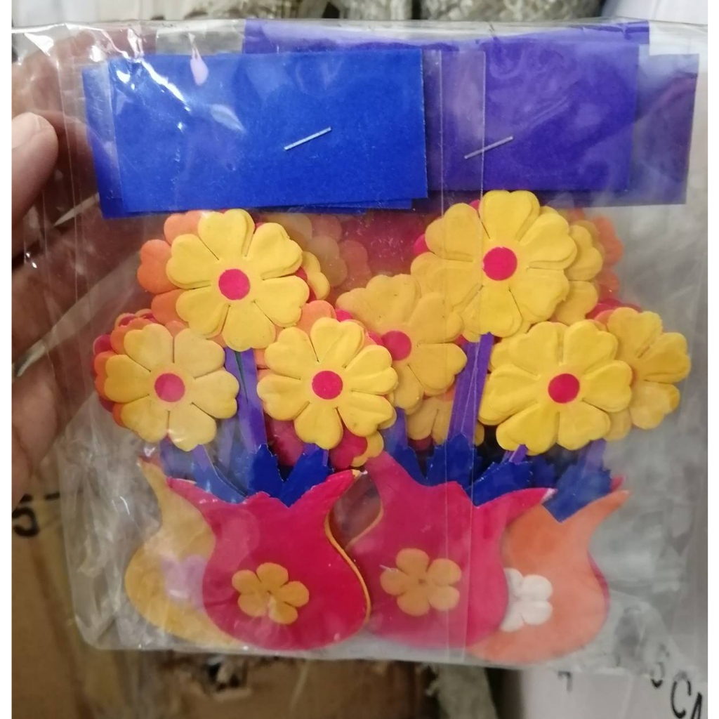 ของตกแต่ง DIY ดอกไม้ตกแต่งบอร์ด ดอกไม้แต่งกระถาง (ชิ้น)