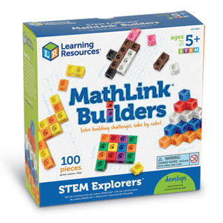 STEM Explorers MathLink Builders ชุดลูกบาศก์ STEM หรรษา 100 ชิ้น