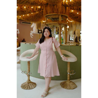 Irin Dress เดรสกระดุมหน้าสไตล์เกาหลี #เสื้อผ้าสาวอวบ Plussize